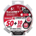 Diablo SandNet 5 in. Ceramic Blend Hook and Lock Sanding Disc 120 Grit Medium 50 pk DND050120H60P